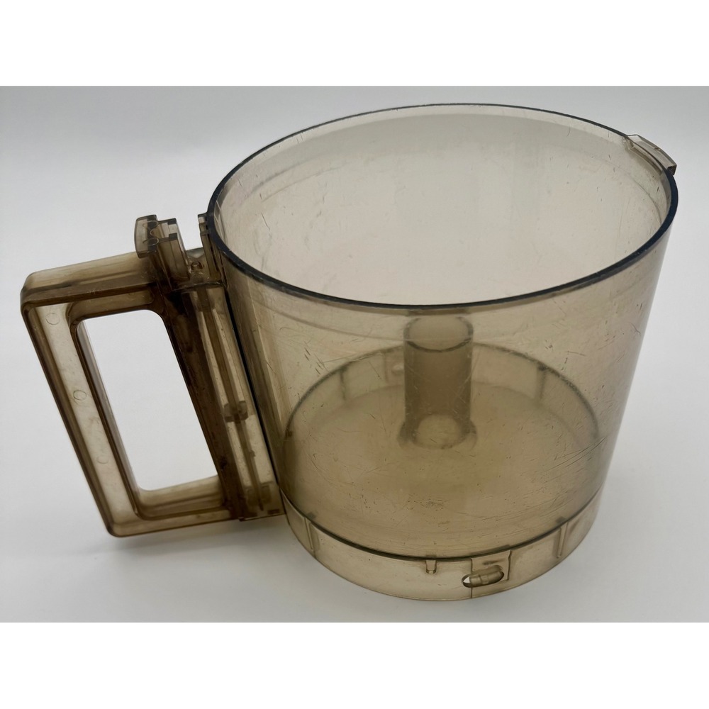 VintageSunbeam Le Chef 7 Food Processor Bowl Replacement Amber Plastic Part